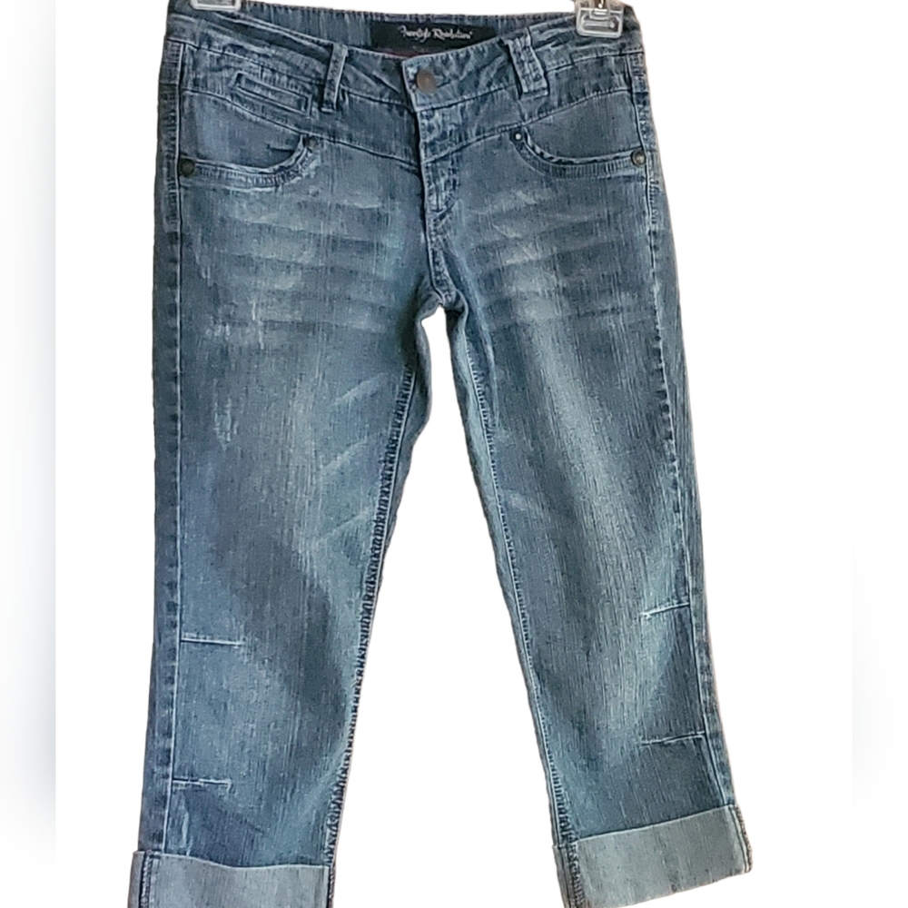 FREESTYLE REVOLUTION CAPRI JEANS SIZE 5